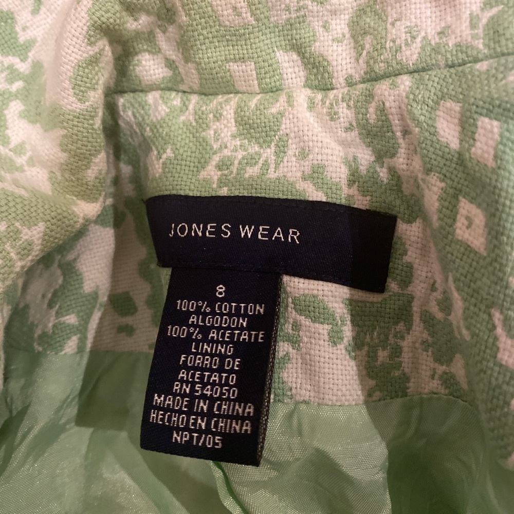 Green Patterned Blazer - image 3